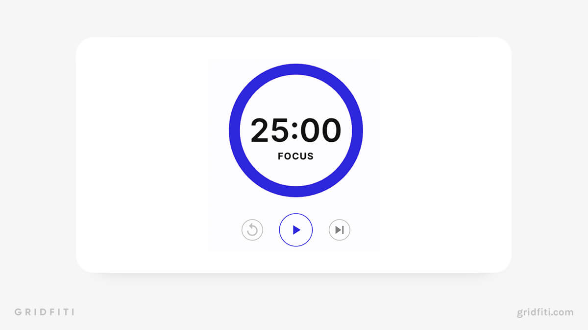 Pomodoro Study Timer App