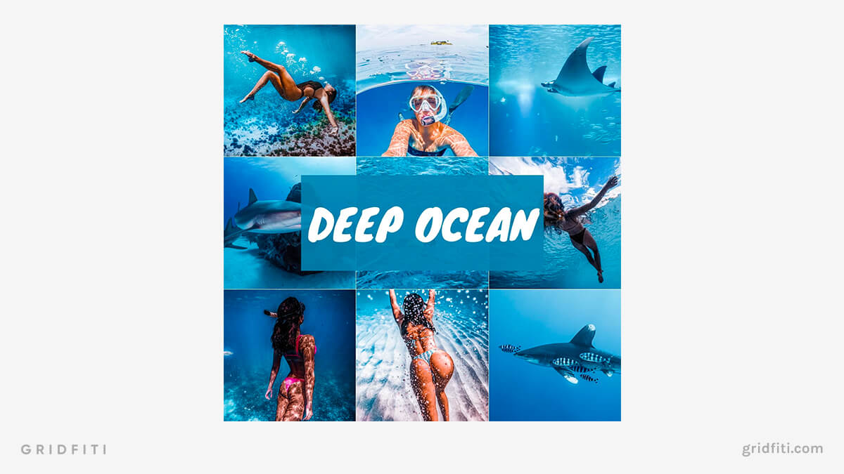 Deep Ocean Lightroom Presets