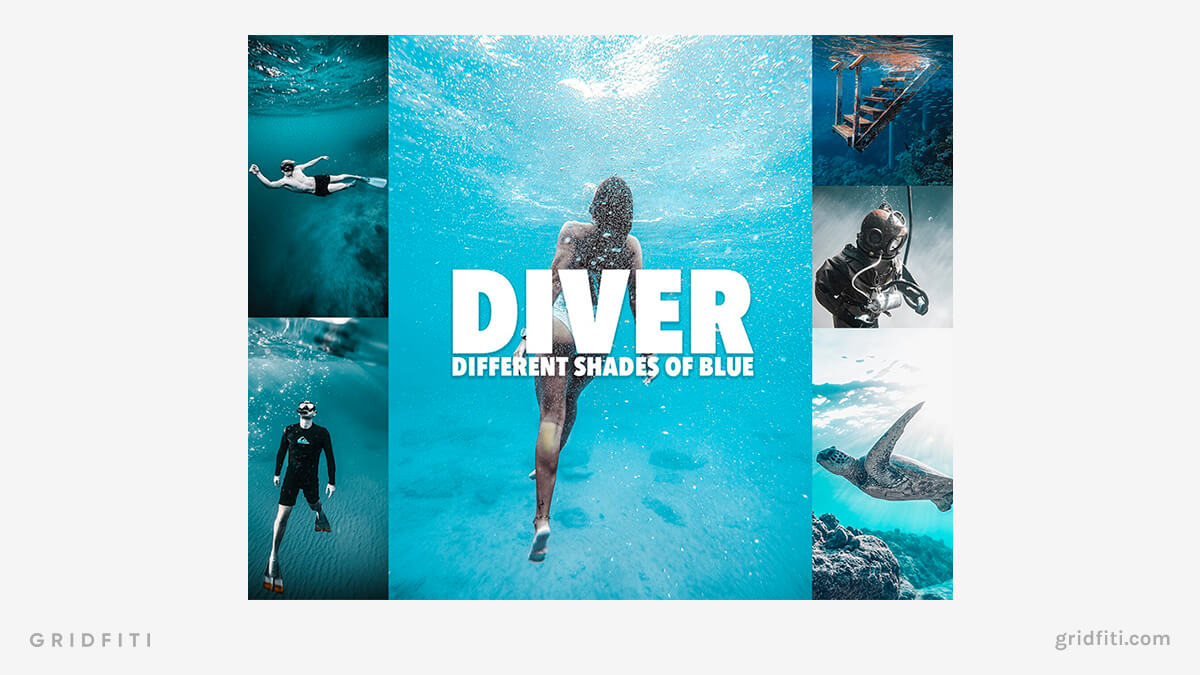 Diver Lightroom Presets