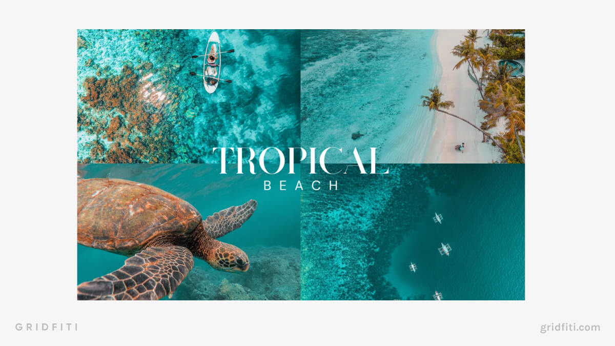 Tropical Beach Lightroom Presets