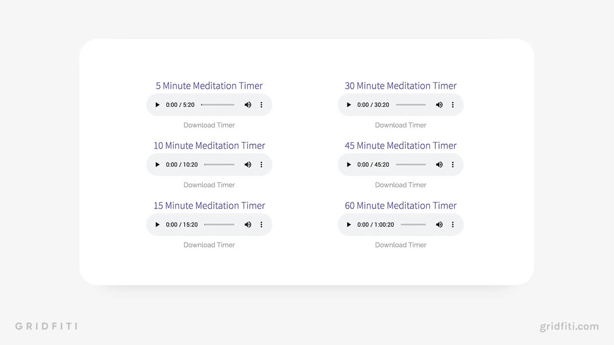 Zen Meditation Timer for ADHD