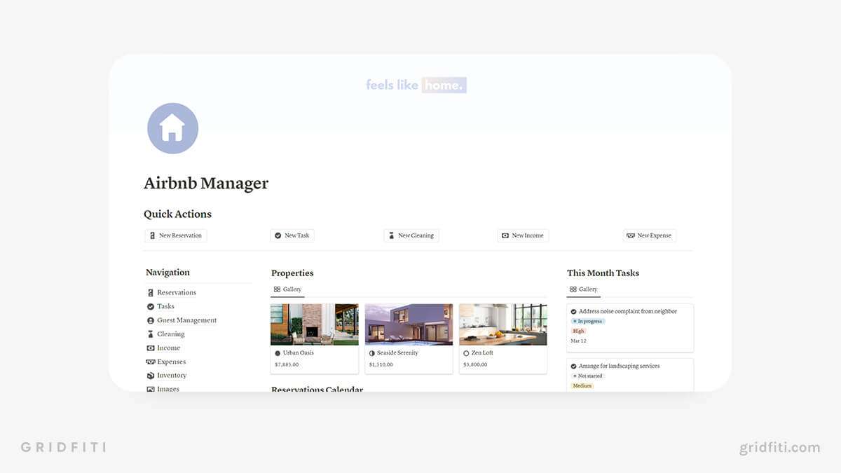 Ultimate Notion Airbnb Manager Template