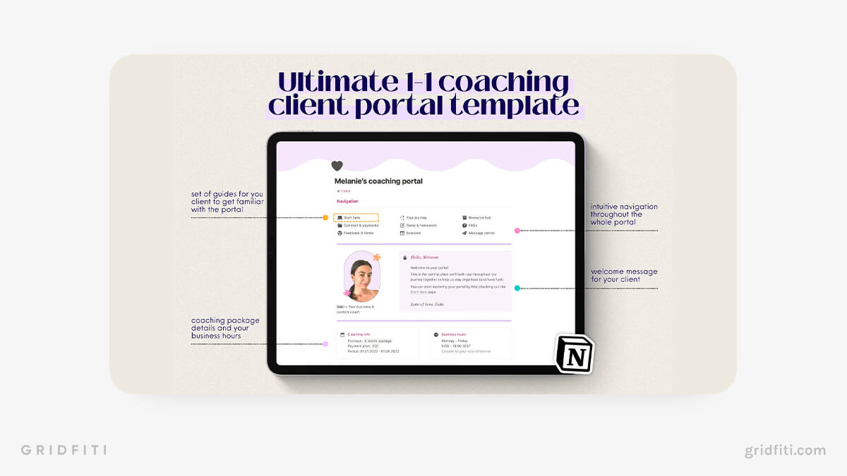 The Ultimate 1-on-1 Coaching Client Portal