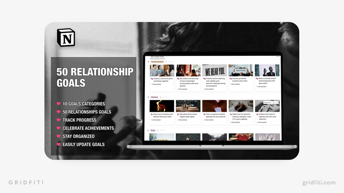 Notion Relationship Goal-Setting Template