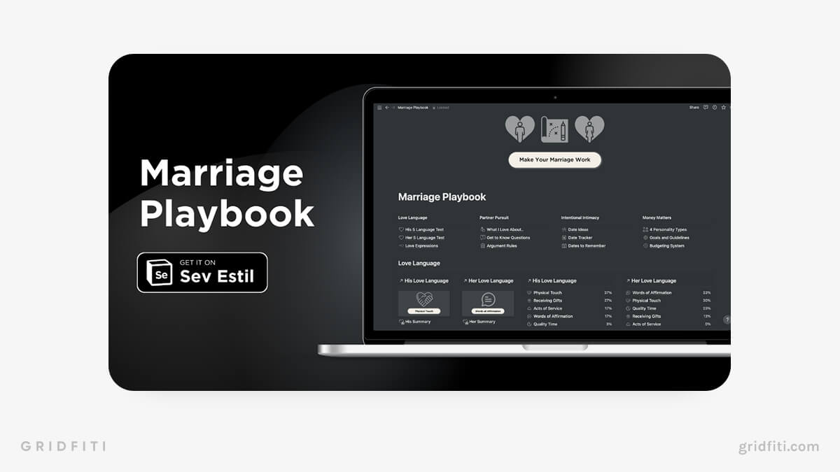 Notion Marriage Playbook Template