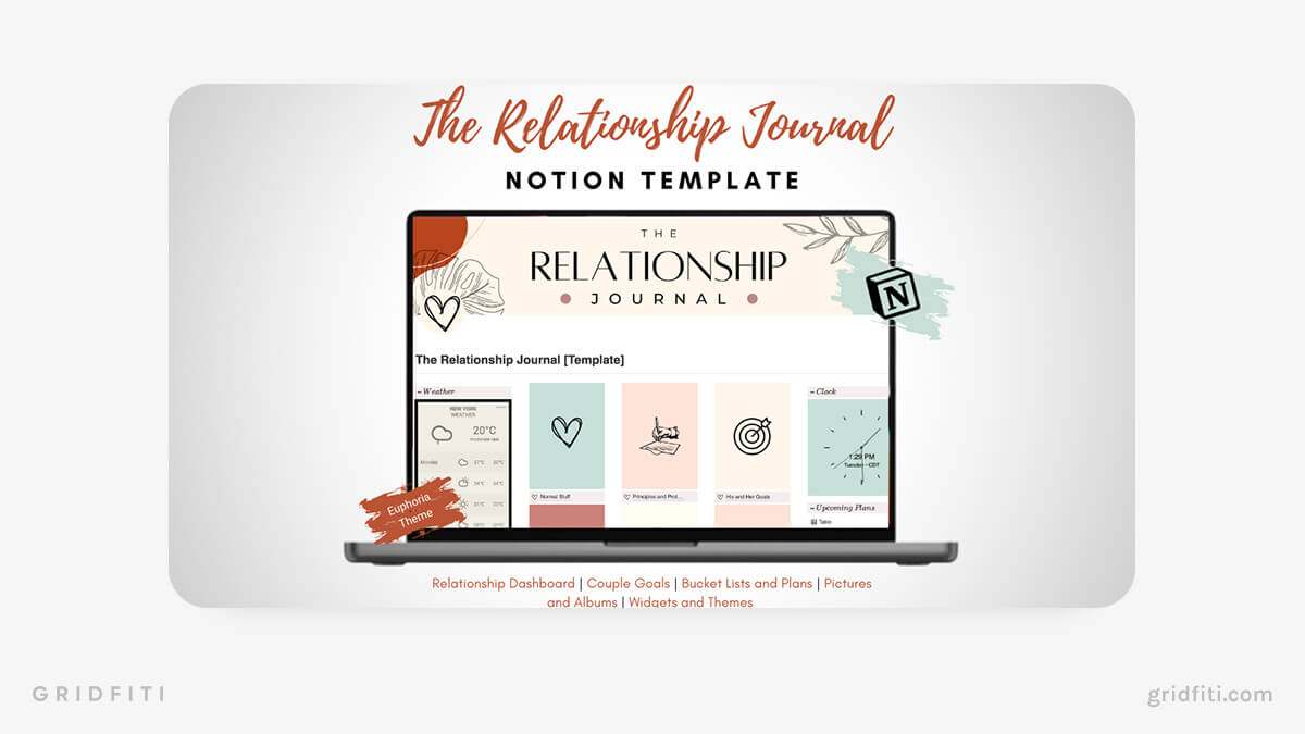Relationship Journal Notion Template