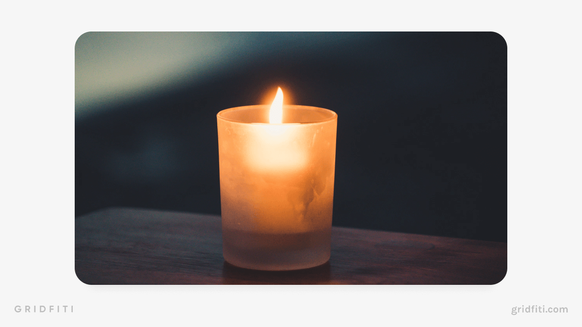 Light a Scented Candle