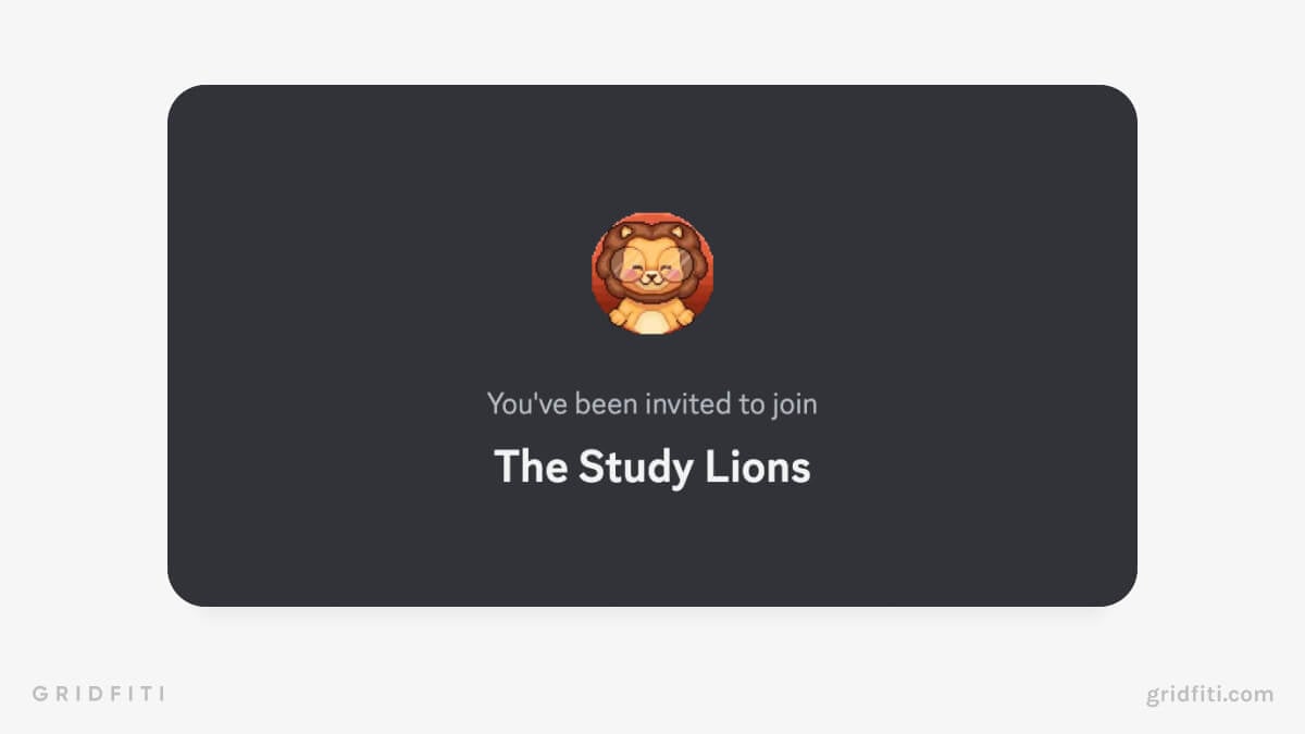The Study Lions Discord Server