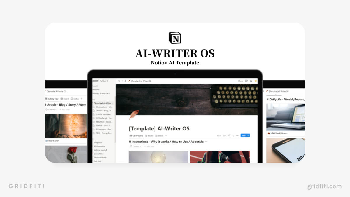 Writer OS for Notion