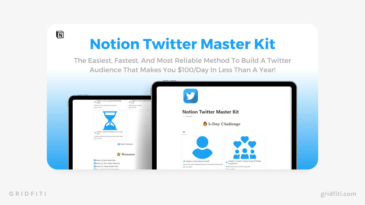 Notion Twitter Master Kit