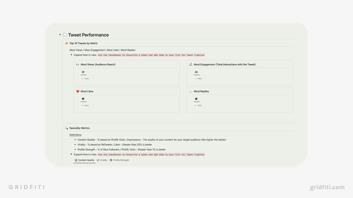 Notion Twitter Analytics Hub