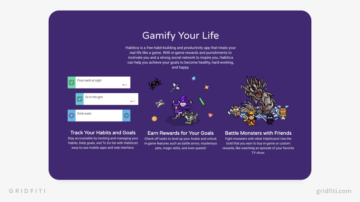 Habitica Productivity Website