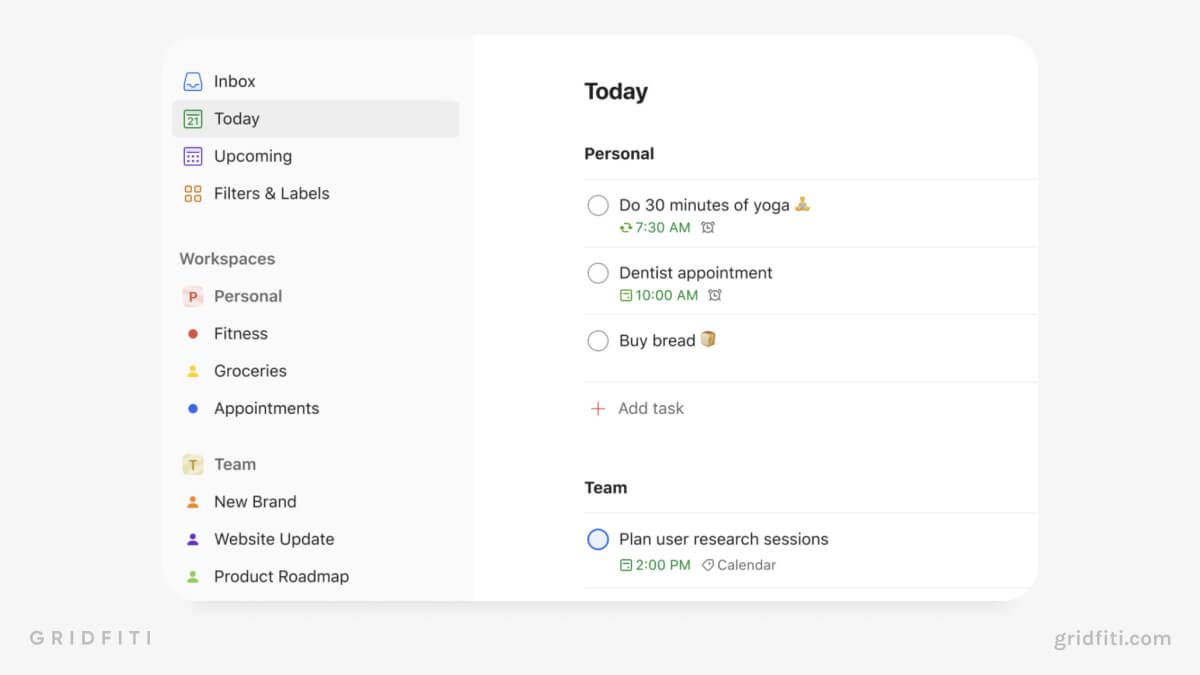 Todoist Student Website