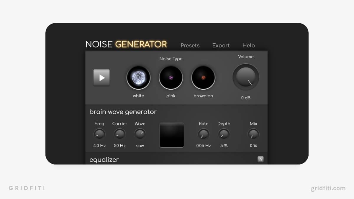 White Noise Player - Free White Noise Generator by TMSOFT