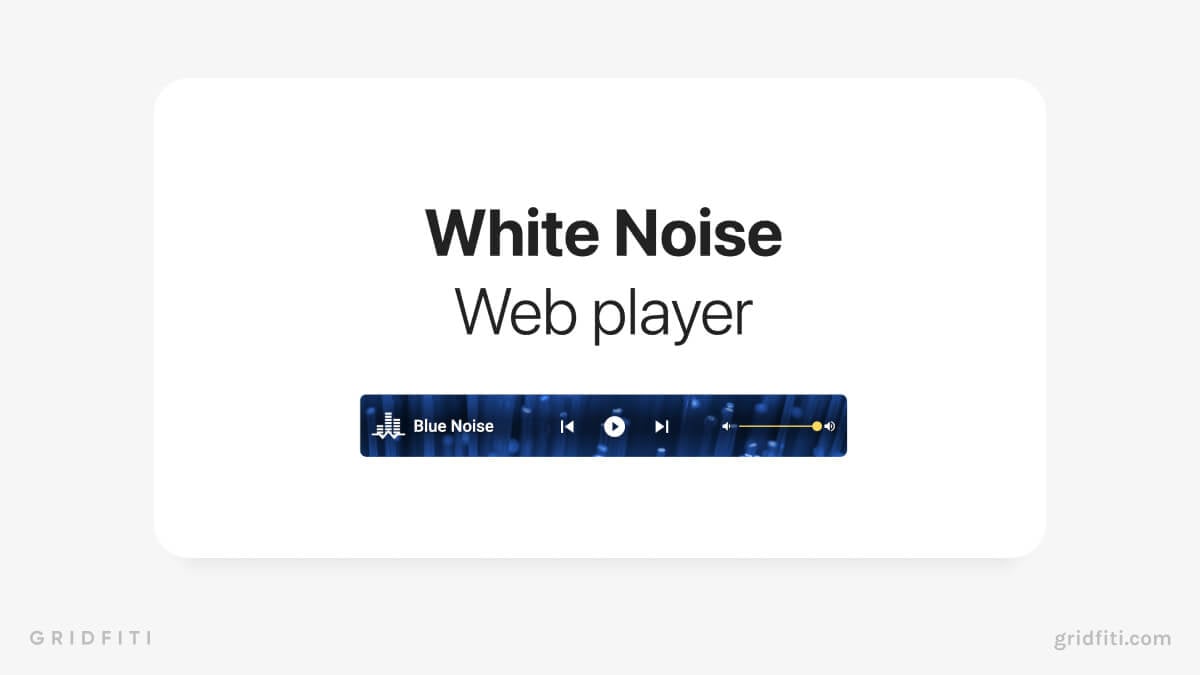 White Noise Player