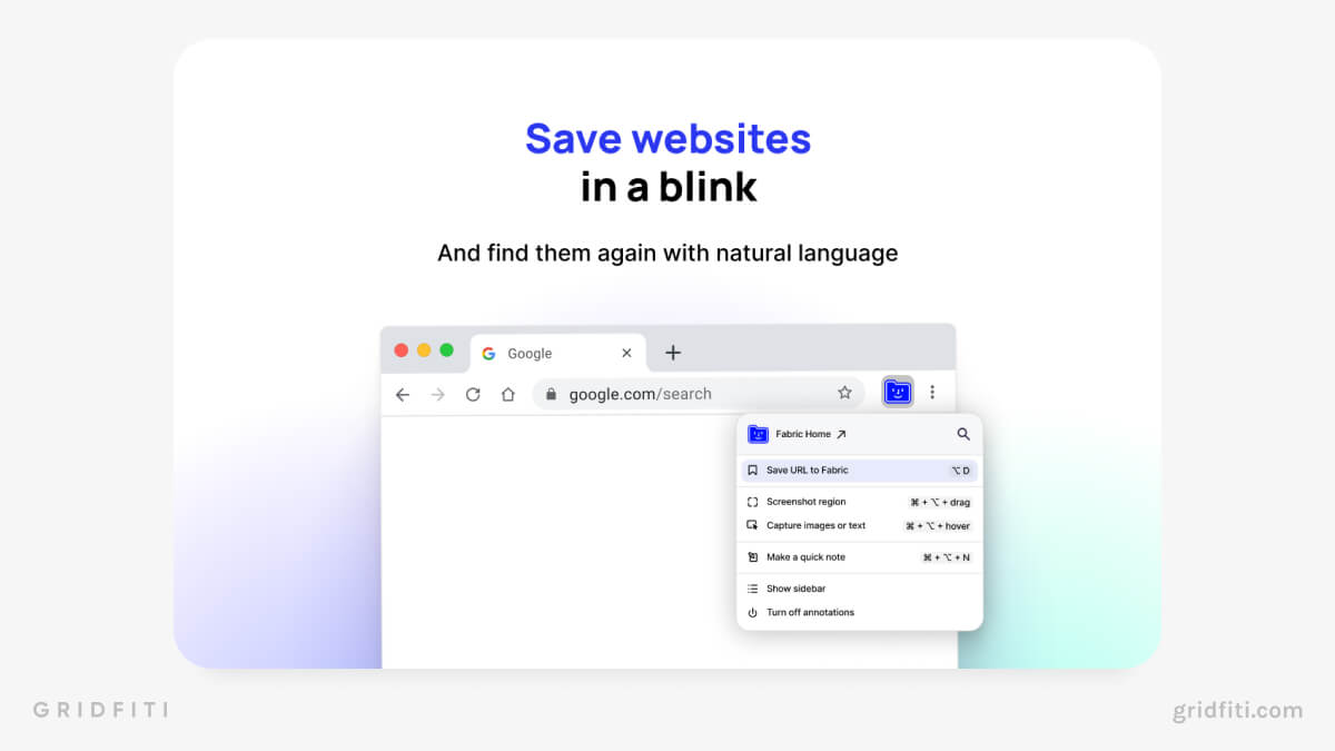 Fabric Web Clipper
