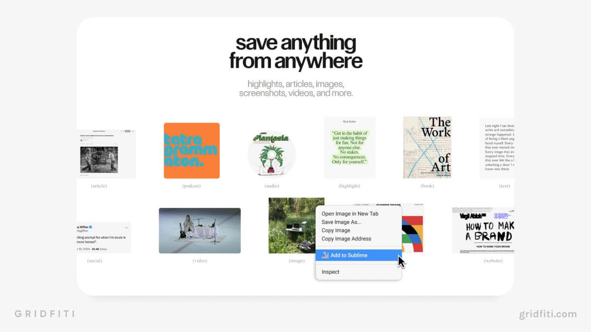 Sublime Chrome Extension