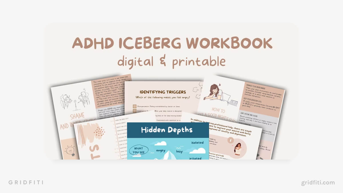 ADHD Iceberg Workbook