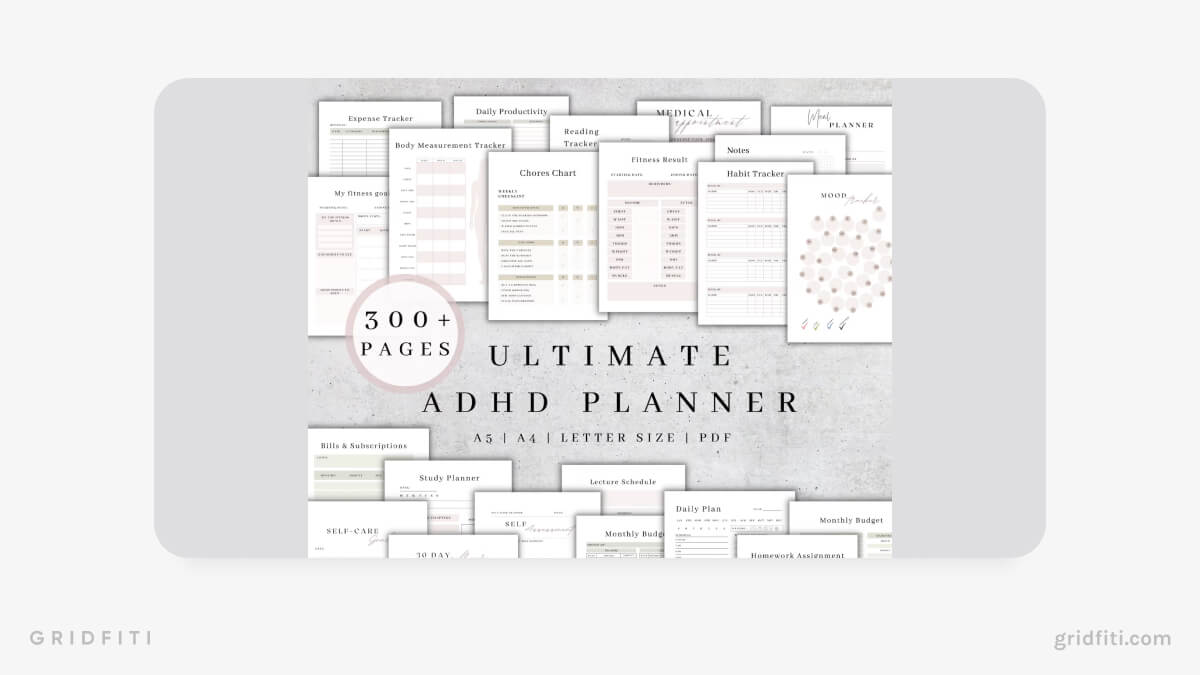 Ultimate ADHD Organizer Binder