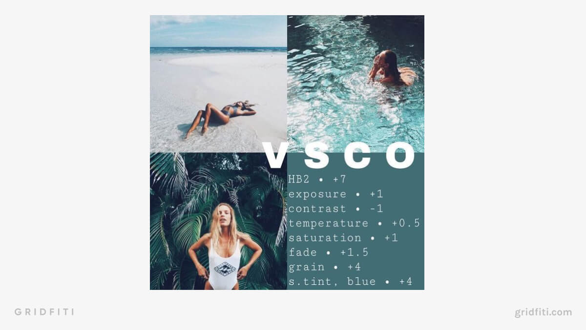 Summer VSCO Recipes