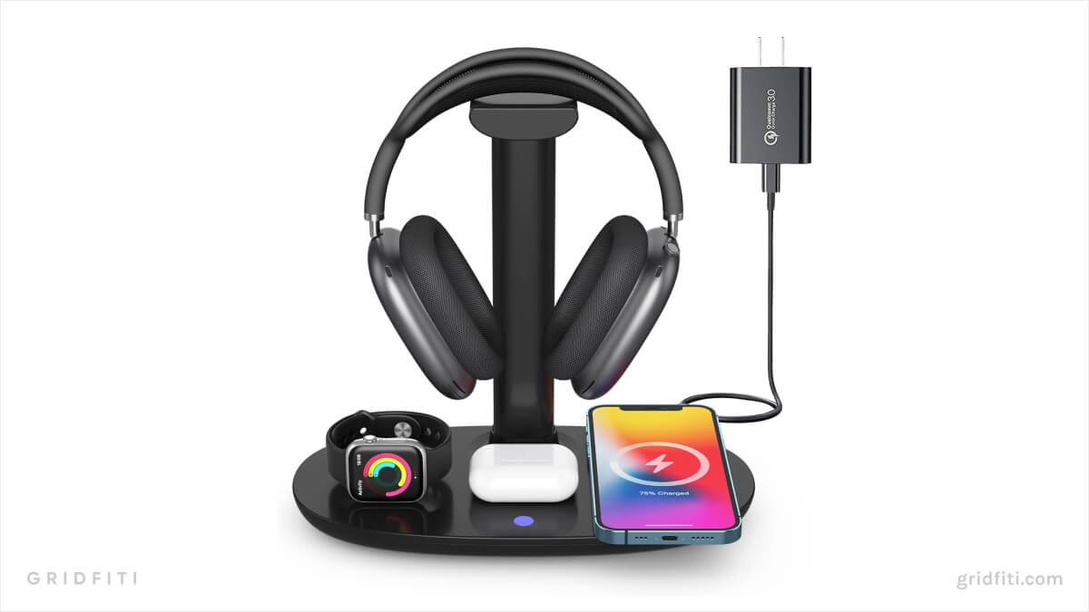 Suguder Headphone Stand & Charging Station