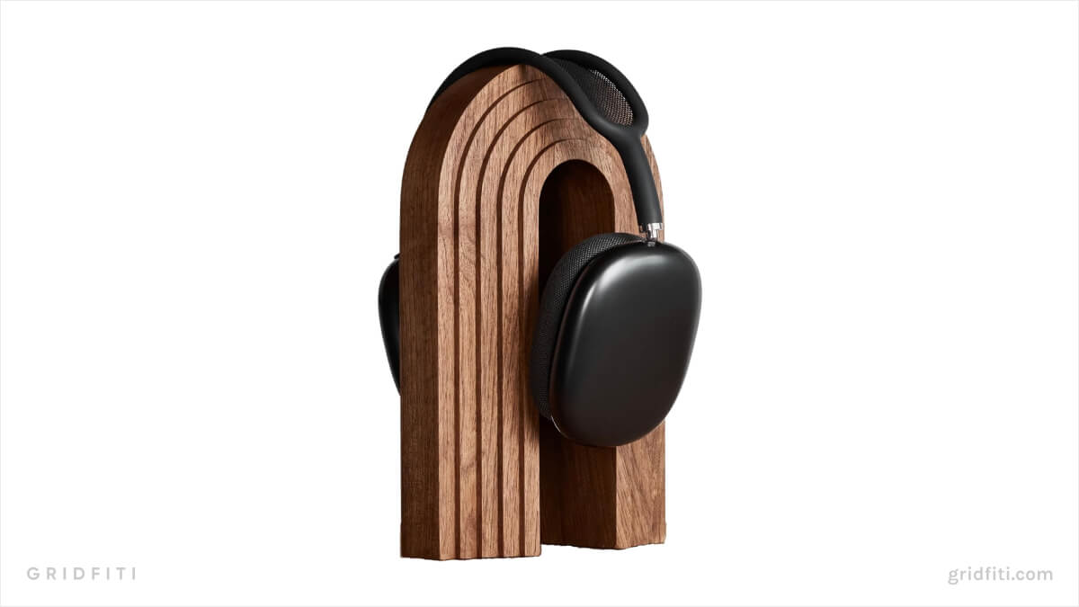 Wood Headphone Stand for AirPods