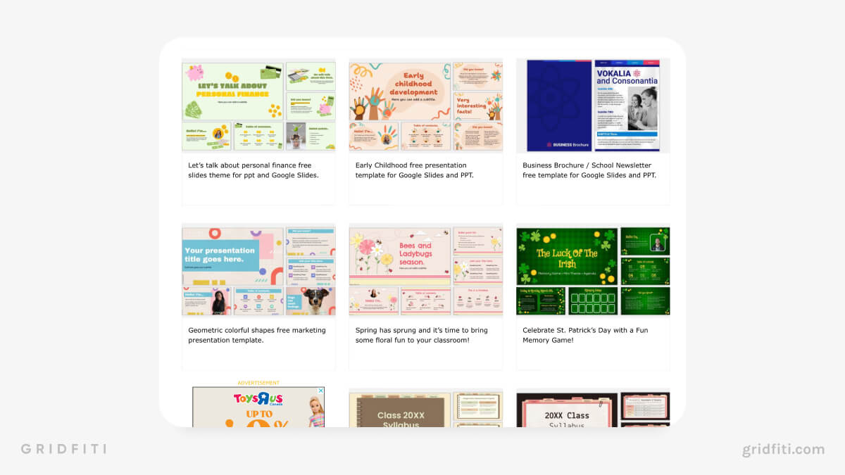 Free Aesthetic Google Slides Templates