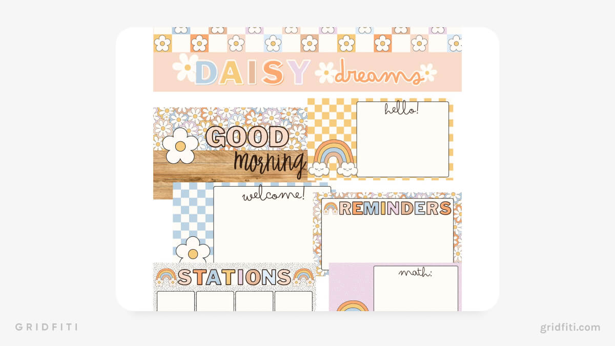 Daisy Dreams Google Slides Templates