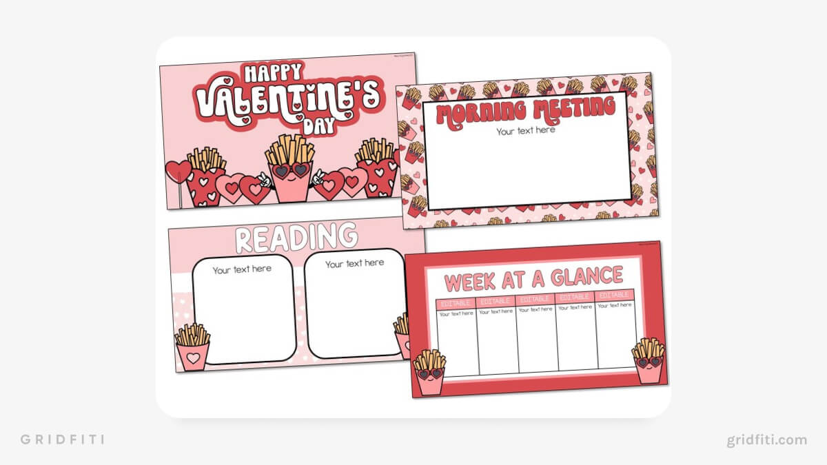 Valentine's Day Daily Google Slides & PowerPoint Templates
