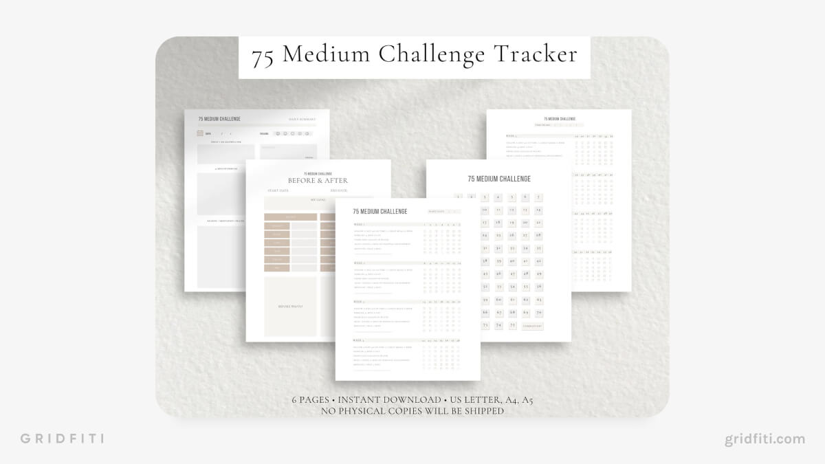 Elegant 75 Medium Challenge Bundle