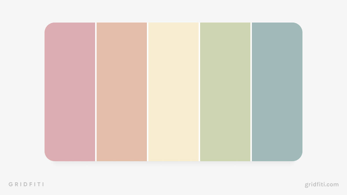 Muted Pastel Color Scheme