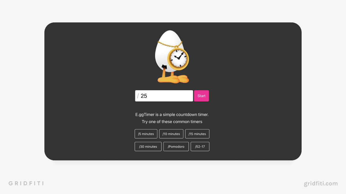 Egg Timer for Work