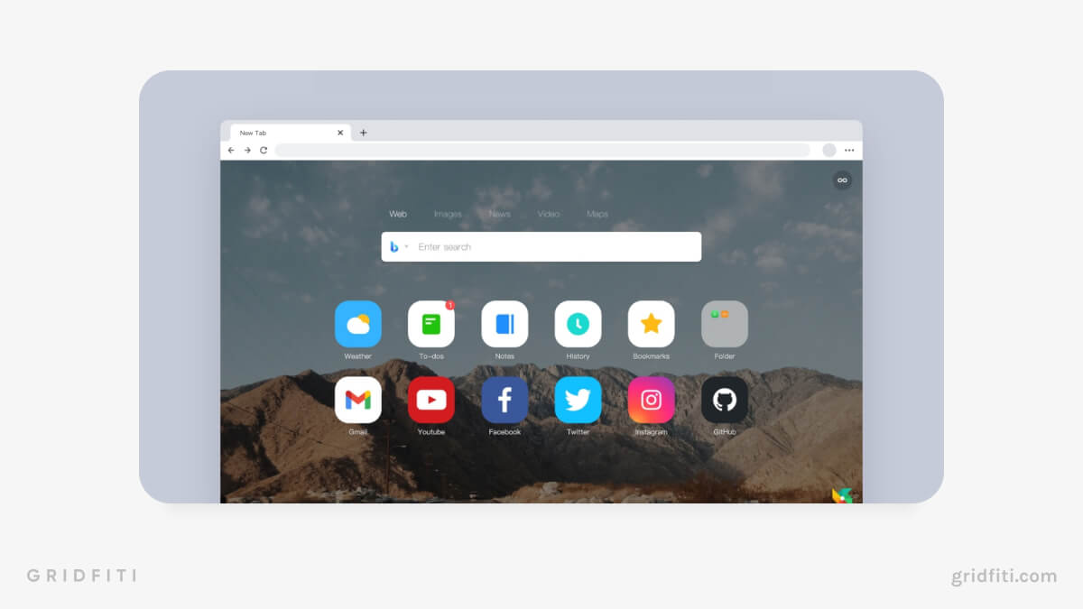 Infinity New Tab Chrome Extension