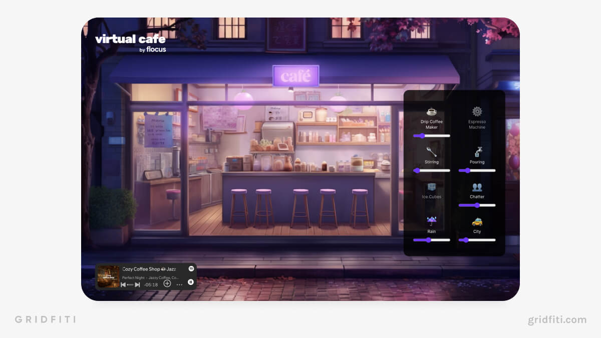 Virtual Cafe by Flocus