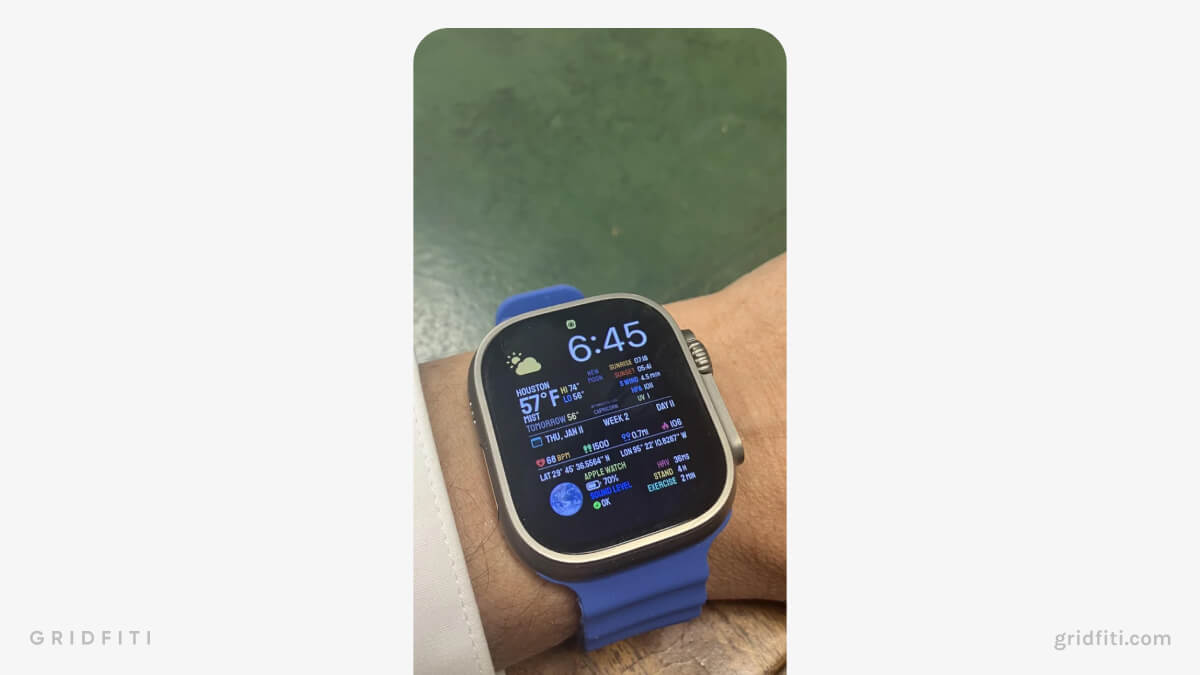 Multi Info Watch Face