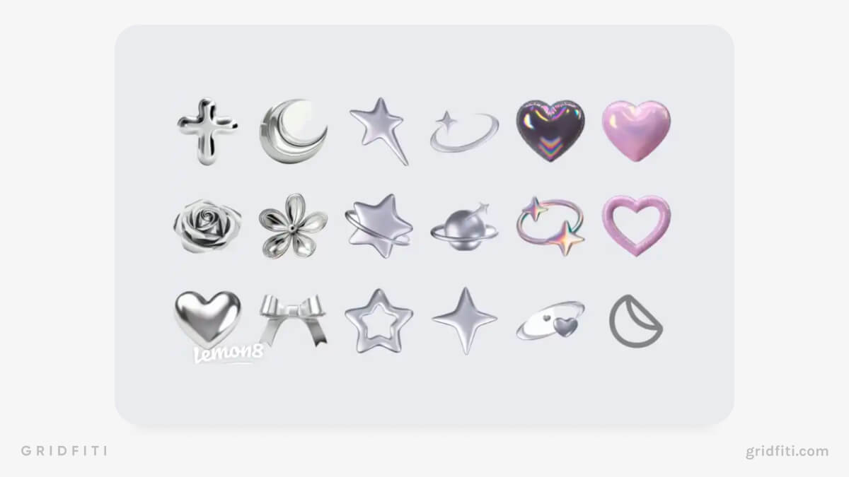 Chrome Emoji Stickers