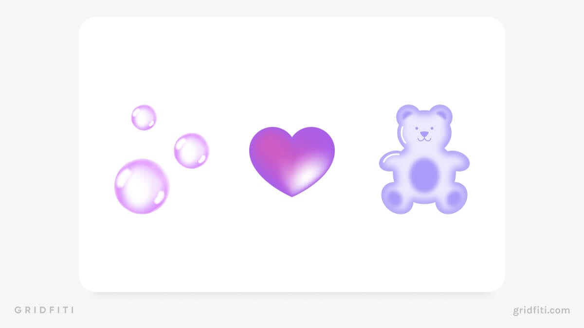 Purple Emoji Stickers