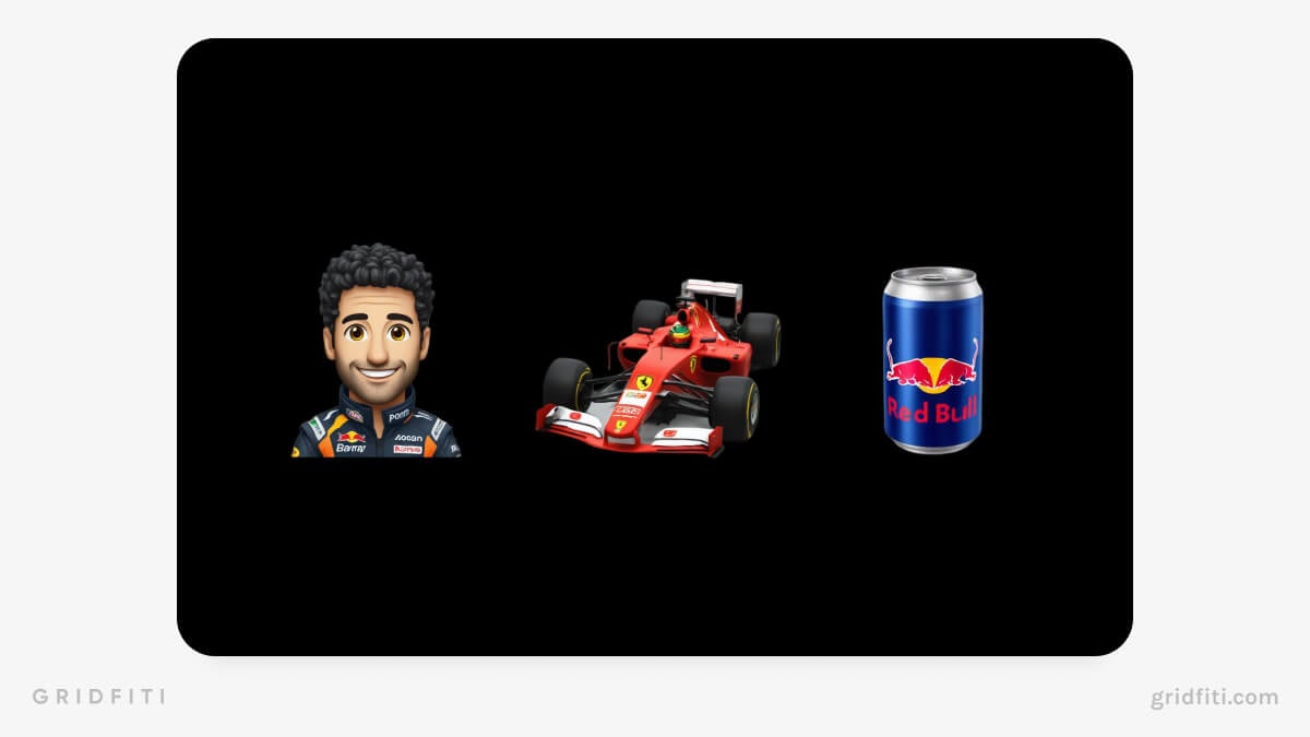 F1 Driver Emoji Stickers