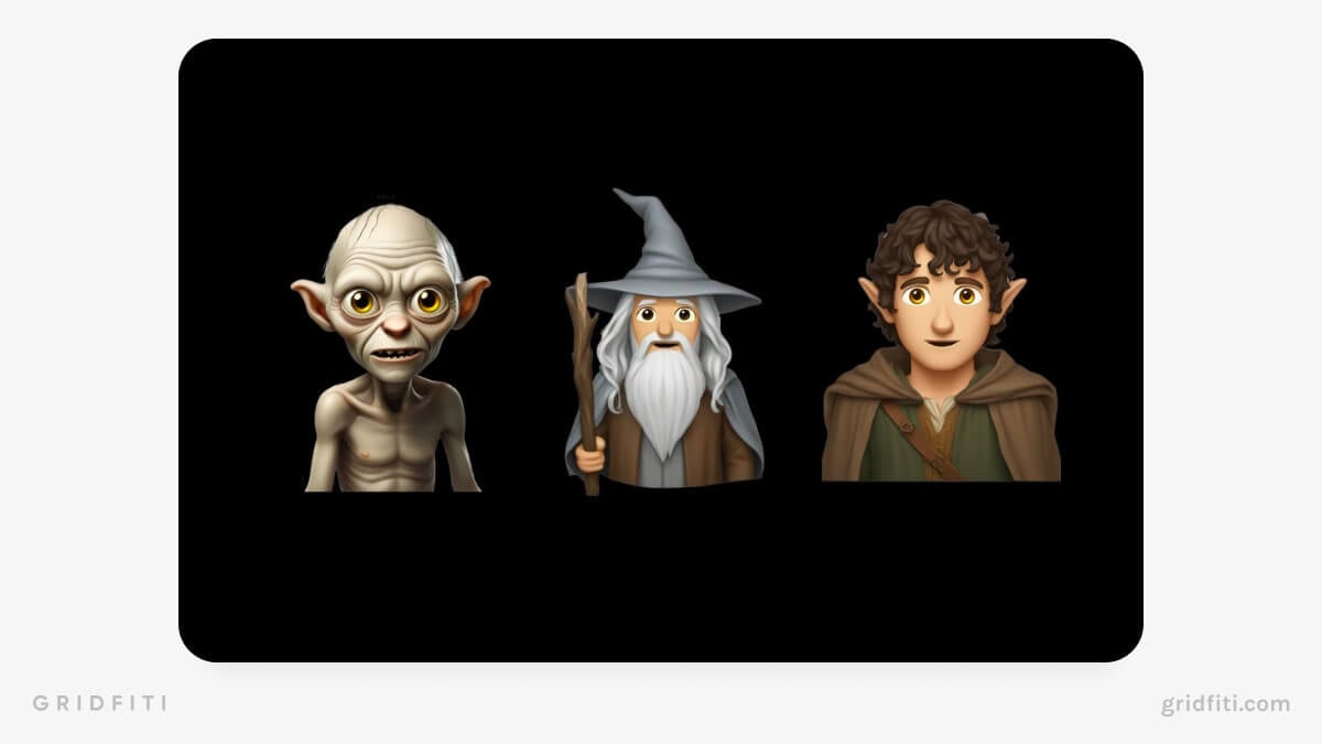 Lord of the Rings Emoji Stickers