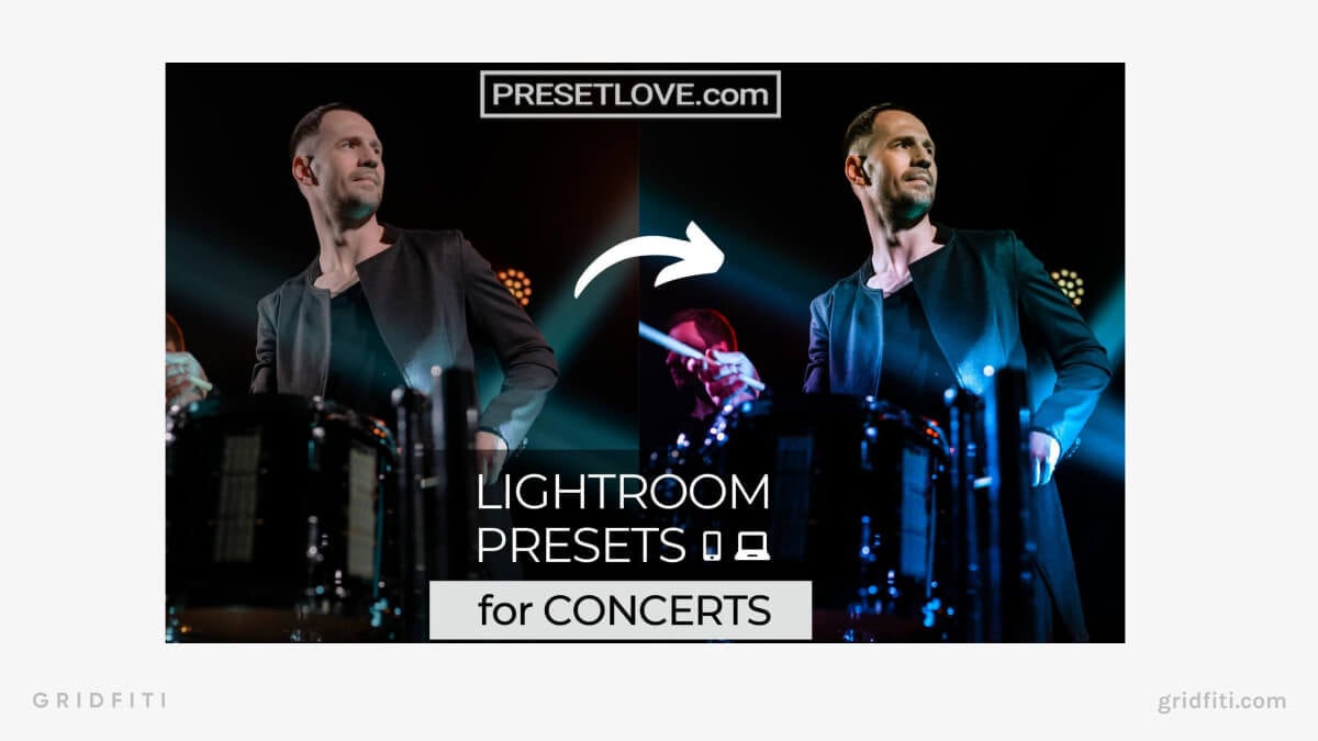 Free Concert Lightroom Presets