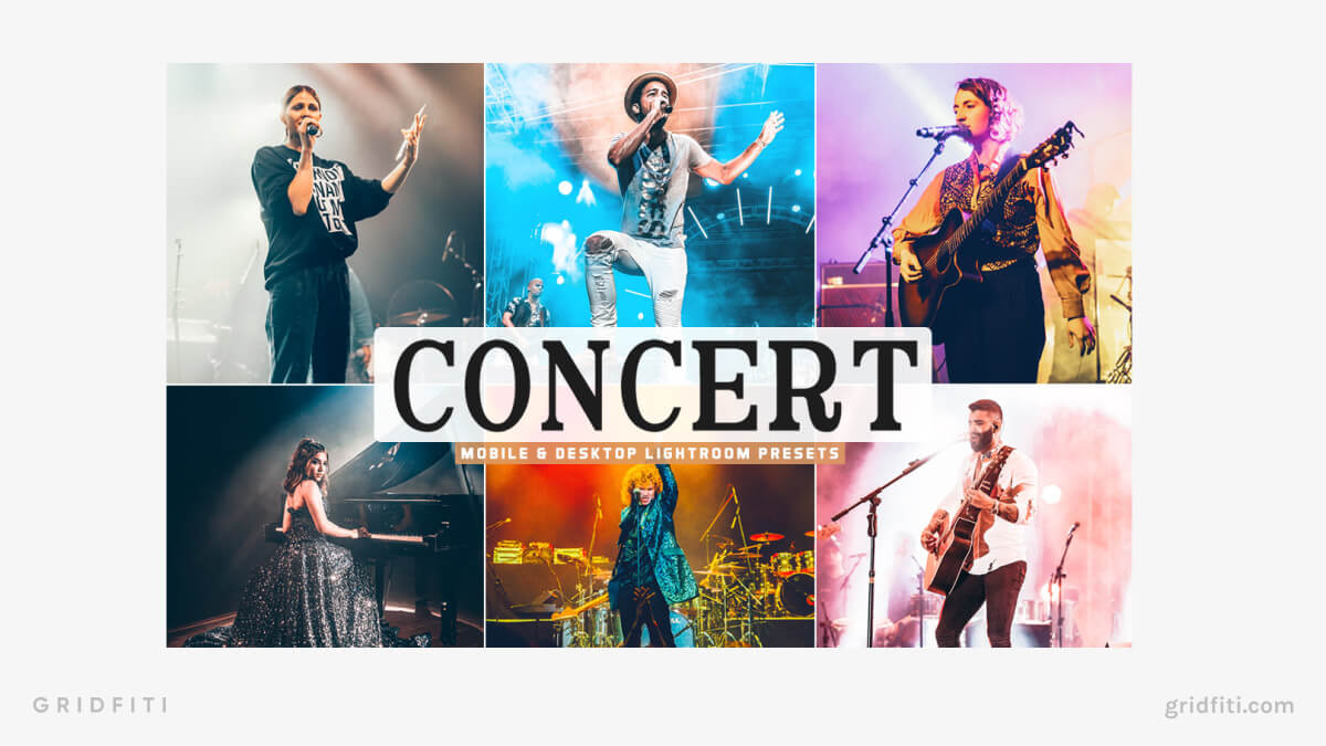 Free Vibrant Concert Presets