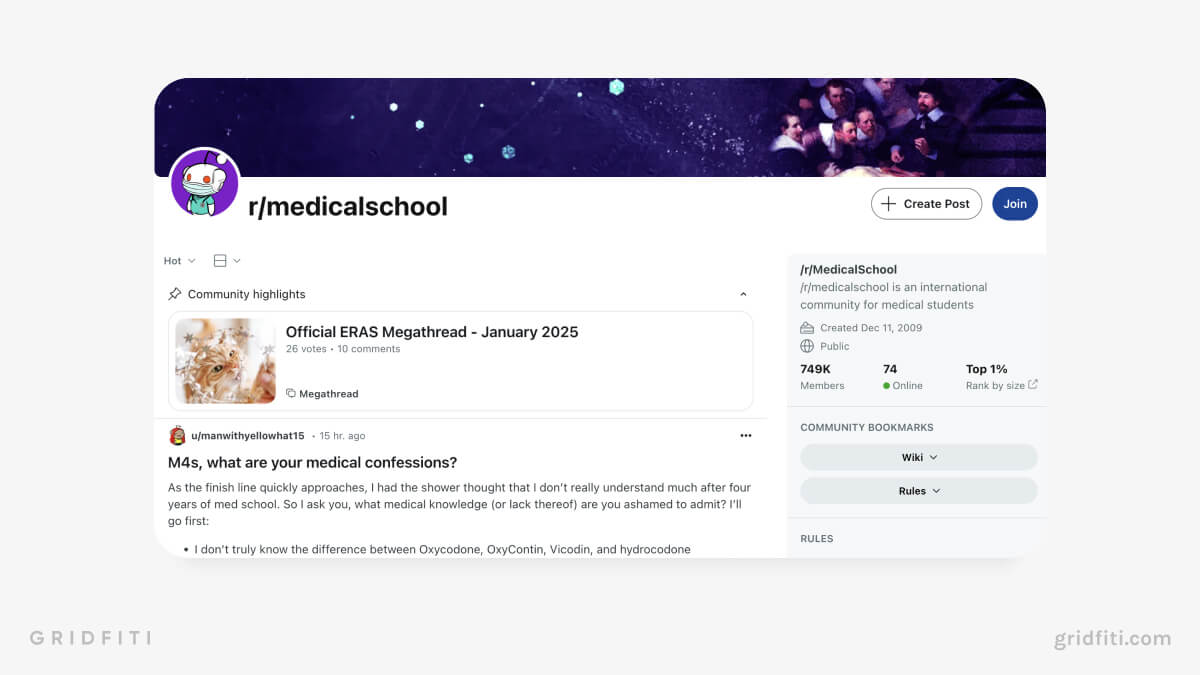 Medical School Subreddit