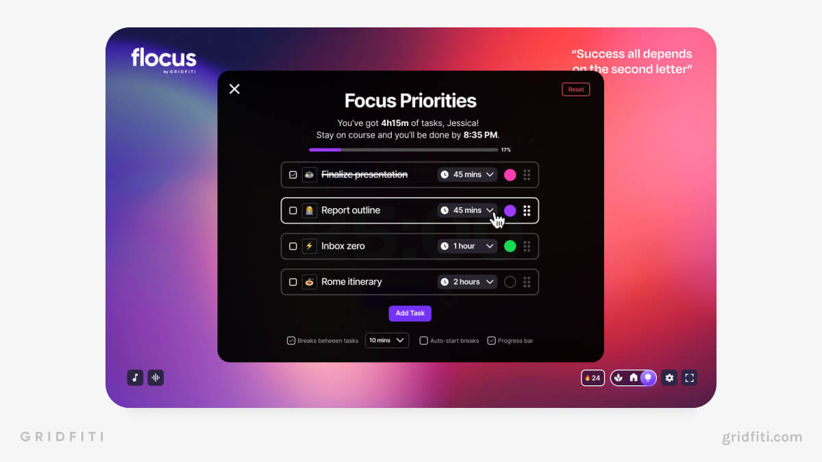 Flocus To Dos