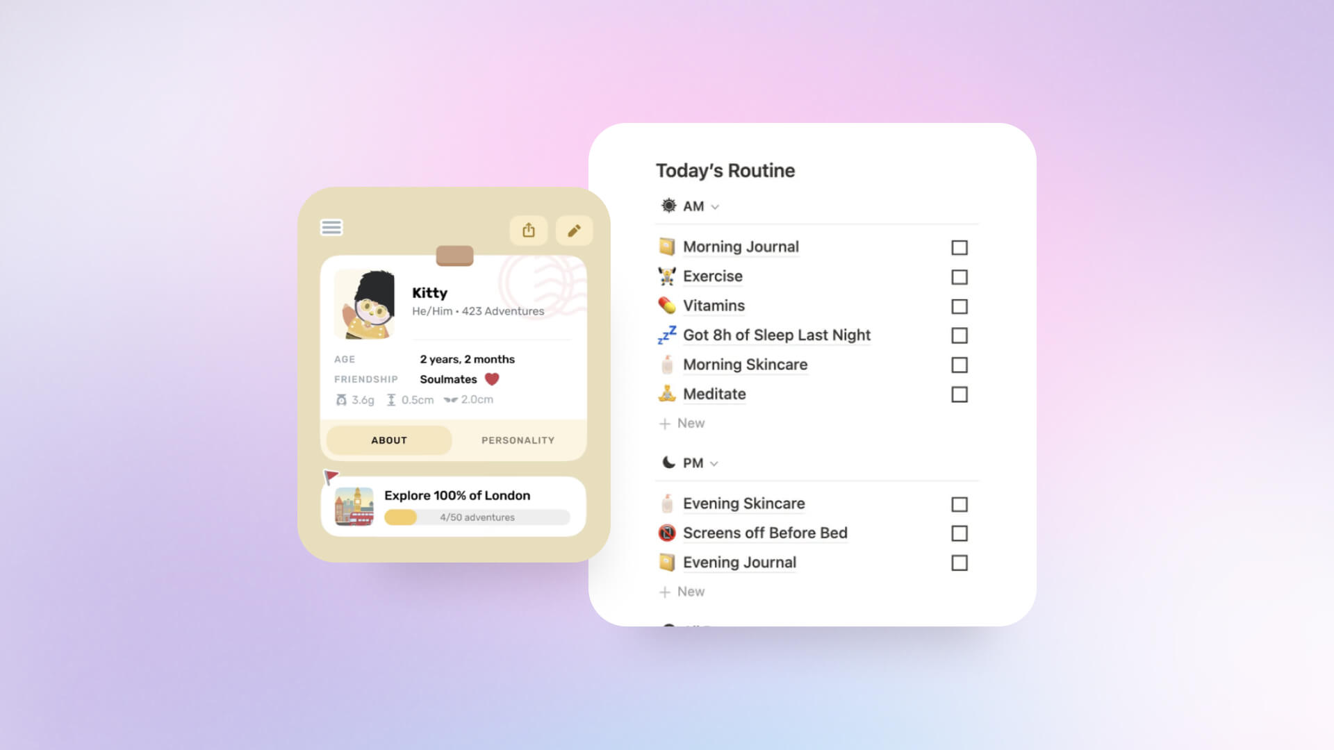 Aesthetic Habit Tracker Apps